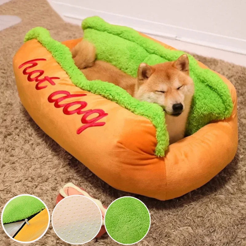 

1PC Hot Pet Dog Puppy Dog Bed Removable Soft Lounger for Dogs Cats Removable Washable for Cats House Sofa Indoor Pet Supplies