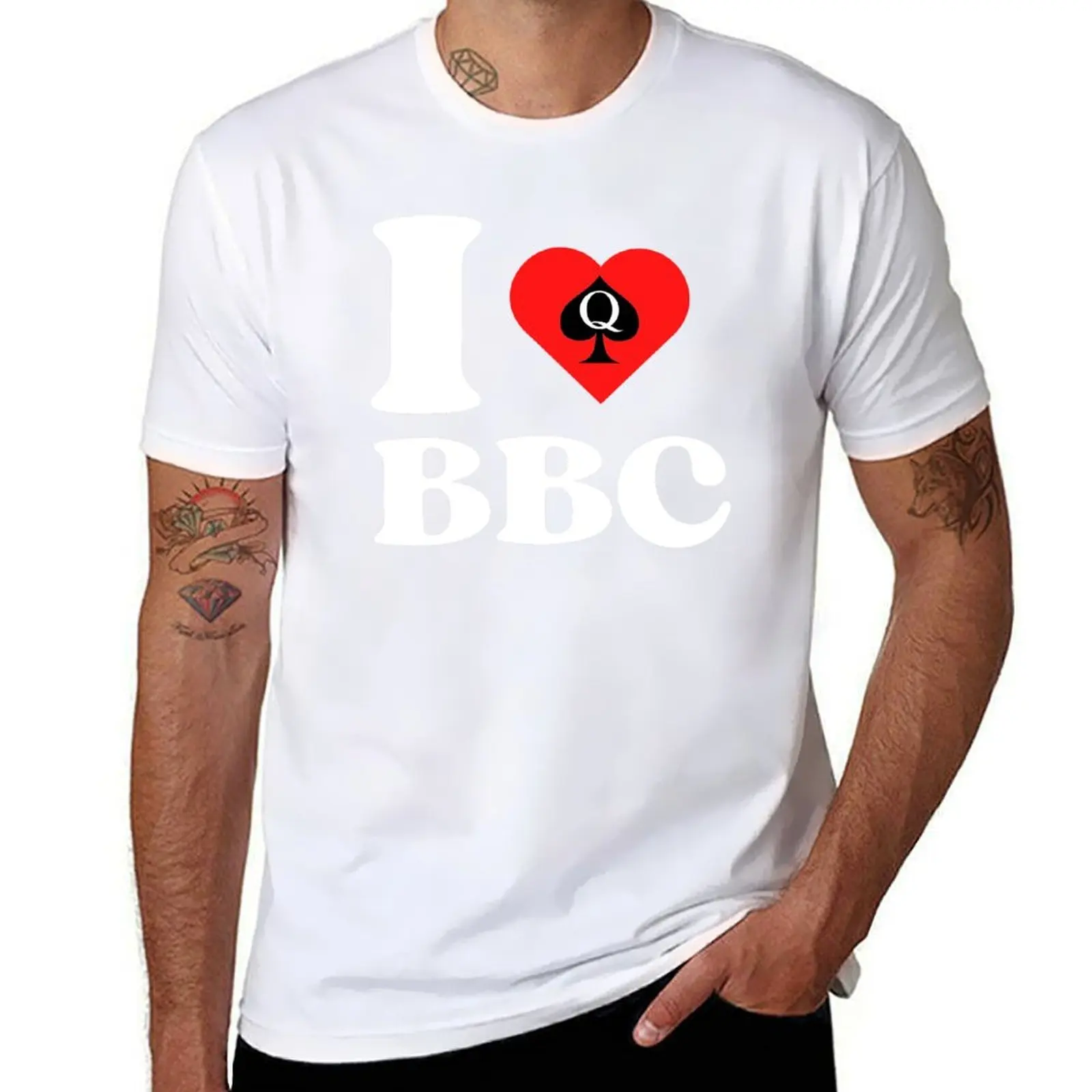 

I Love BBC - WH T-Shirt man t shirt cotton high quality t shirt man plain T-Shirt