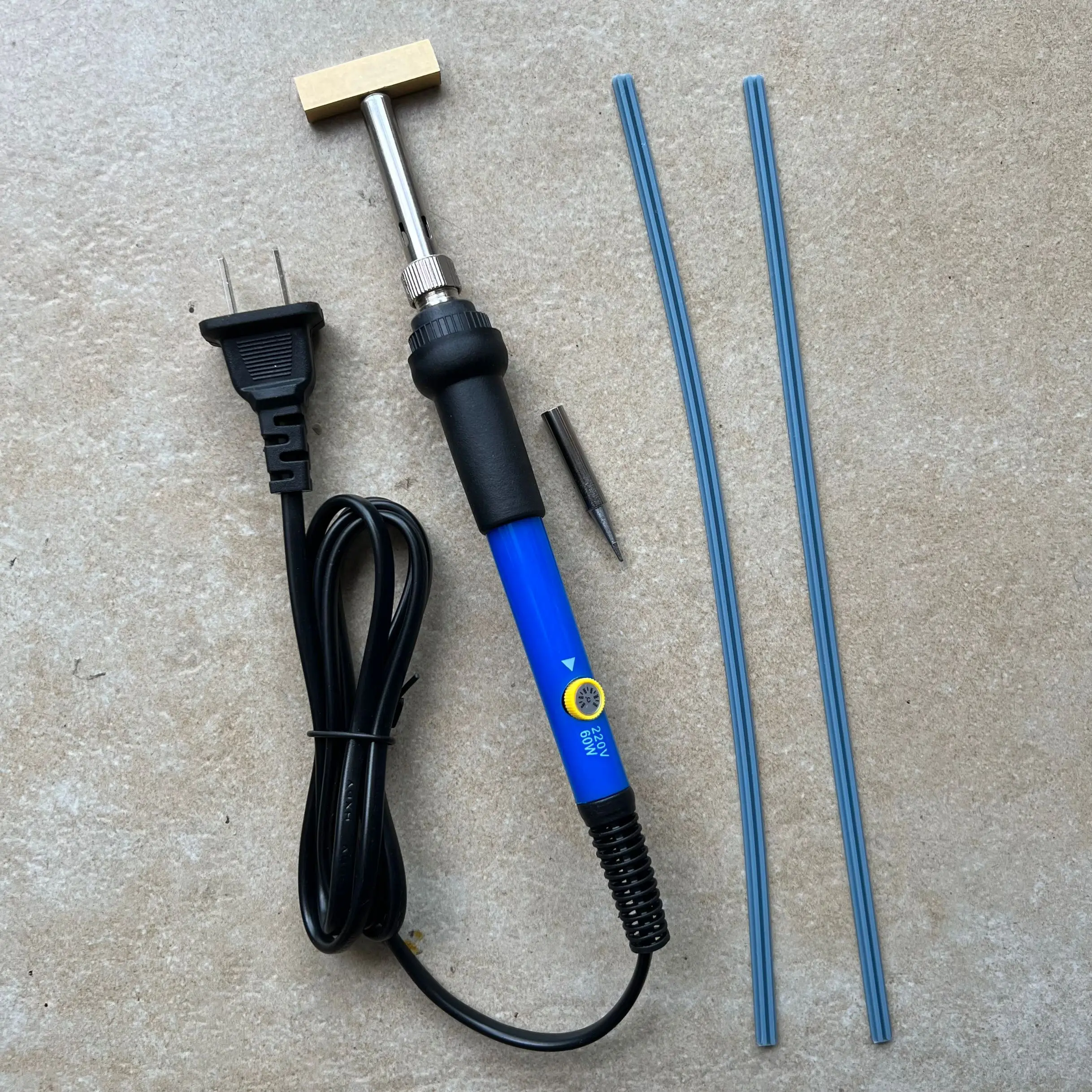 Soldering Iron Welding Gun Tool for pixel tool with Solder T-head Rubber strip for LCD Pixel Repair Ribbon Cable Factory price