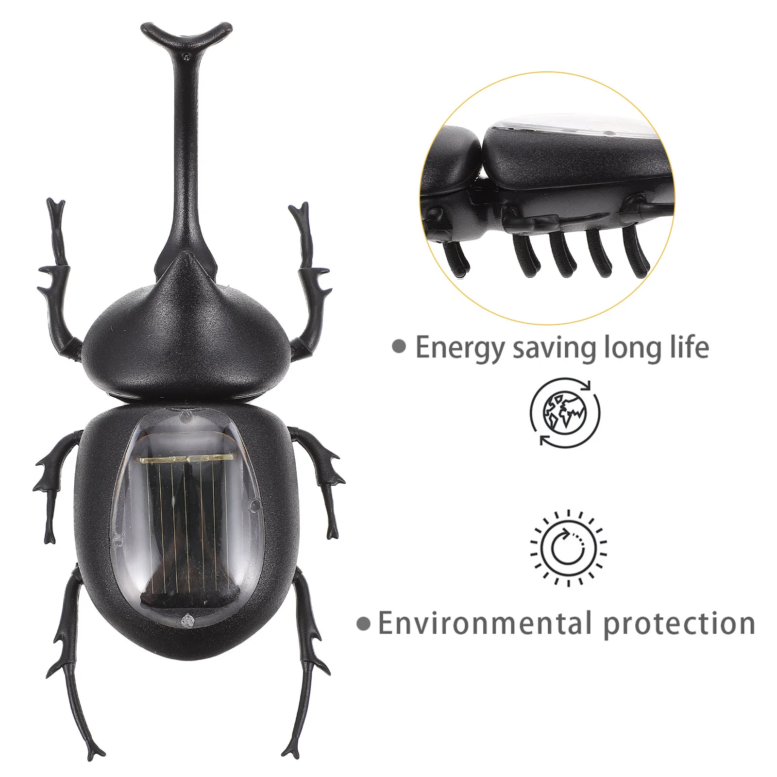 Juguete Solar escarabajo simulado juguetes para niños broma reconocimiento para niños juguete alimentado modelado eléctrico forma de insecto