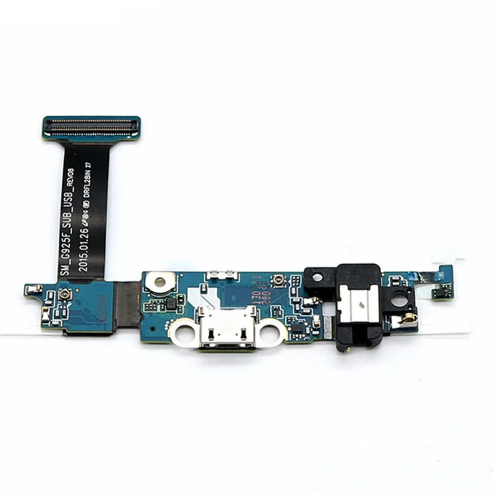 For Samsung Galaxy S6 edge SM-G925i G925F G925A G925T G925V G925P G9250 USB Charger Charging Connector Dock Port Flex Cable