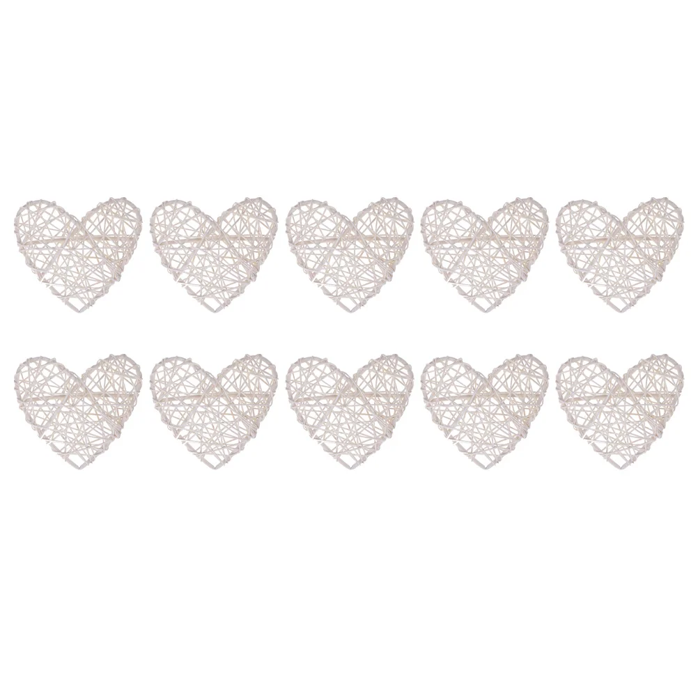 

10 Pcs Rattan Decorations Ball Pendant Decorative Wall Hanging Wedding Party Crafts