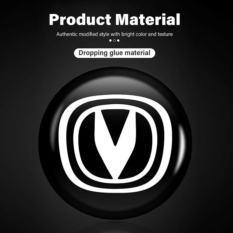 For Changan UNI‑V UNI‑K Deepal SL03 8Pcs Car Door Lock Eye Decal Stickers Anti‑Dust Protector Auto Exterior Decor Parts