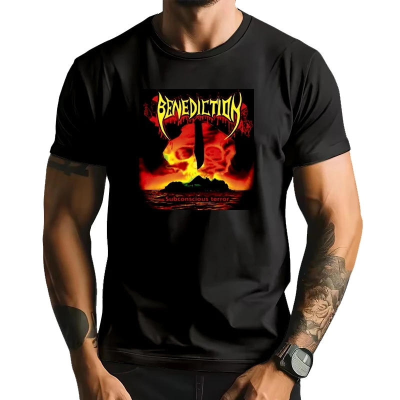 

BENEDICTION SUBCONSCIOUS TERROR '90 T-Shirt Short Sleeve Black S to 5XL BE2127