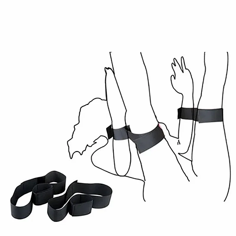 BDSM Fetish Restraints No Vibrators Bondage Handcuffs Ankle Shackles Erotic Accessories Slave Sex Toys For Couples Adult Game