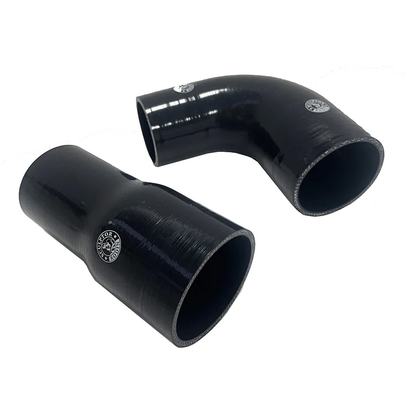 Intercooler Hose Pipe Kit For BMW 135i 335i N54 N55 E82 E90 E92 Silicone VRSF 7.5" view 4