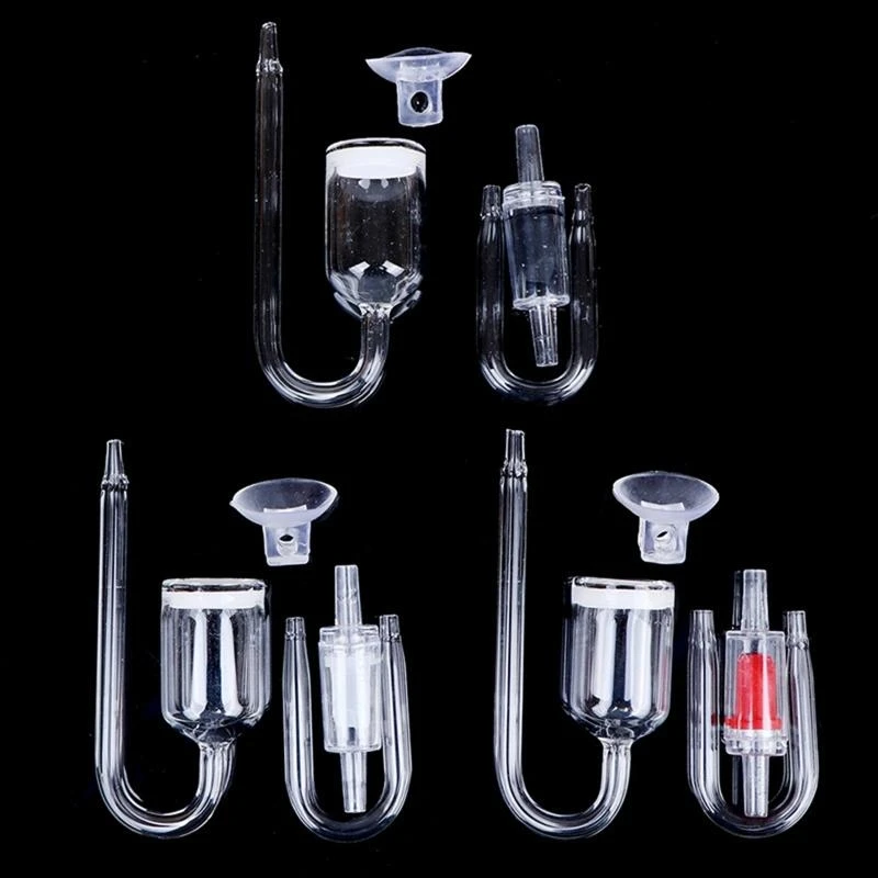 581C CO2 Diffuser Kits U Glass for Aquarium Planted for Tank Creates R