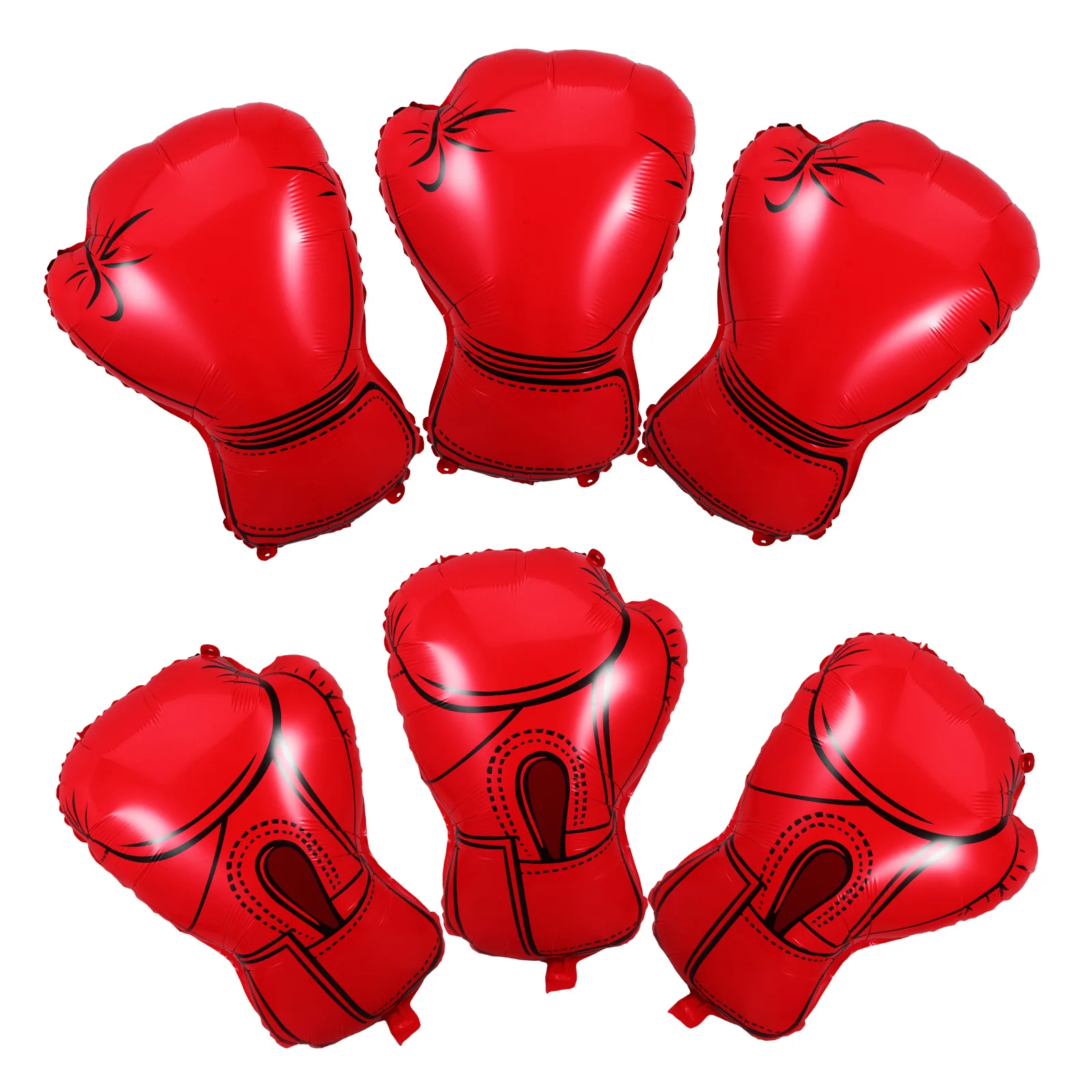 

6 Pcs Boxing Balloon Decoration Glove Party Decorations for Birthday Gloves Balloons