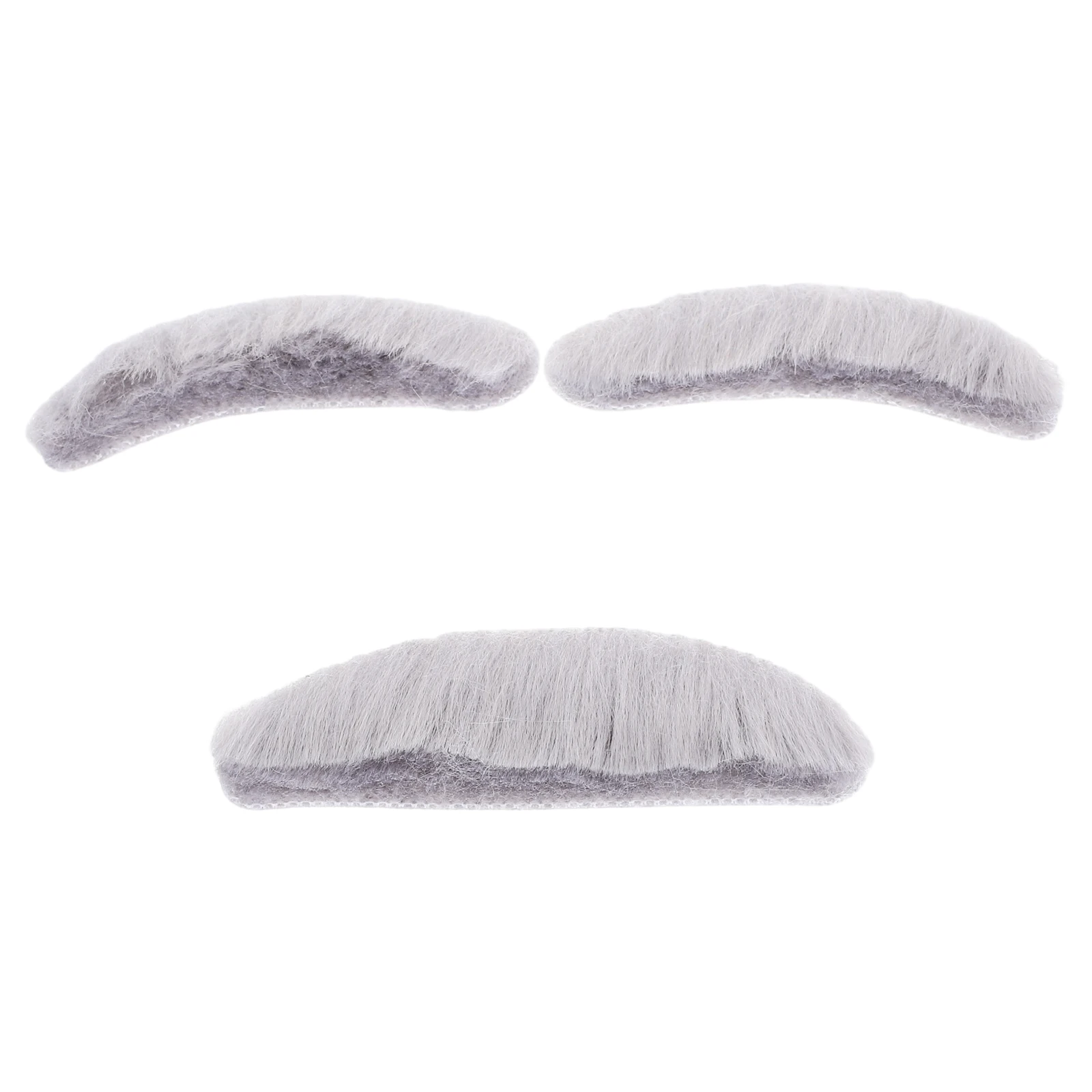 

Grandpa Simulated Beard Gray One Size Fits Most Halloween Costume Party Supplies Cosplay Stage Performance Accessory Fake