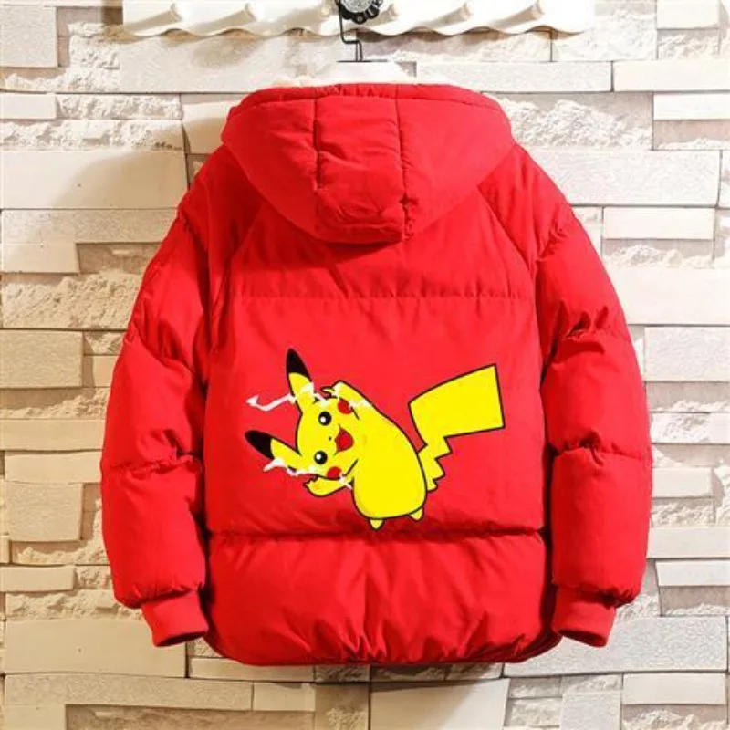 

Plus Size Women's Winter Printed Puffer Coat - Korean Style Oversized Thickened Parka, Trendy Student Warm Bread Jacket