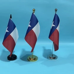 Bandera pequeña Texas 14x21 cm – Estado USA poliéster para escritorio