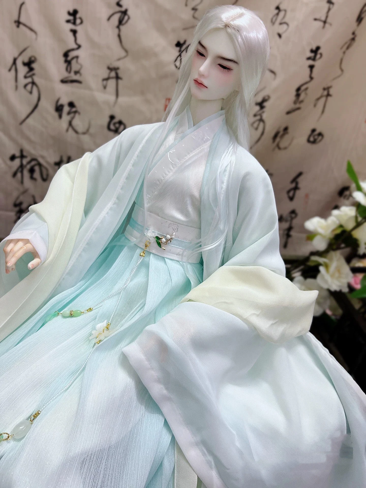1/4 1/3 Scale BJD Clothes Ancient Costume Dress Hanfu Robe Samurai Outfit For BJD/SD MSD SD13 ID72 Uncle Doll Accessories A2114