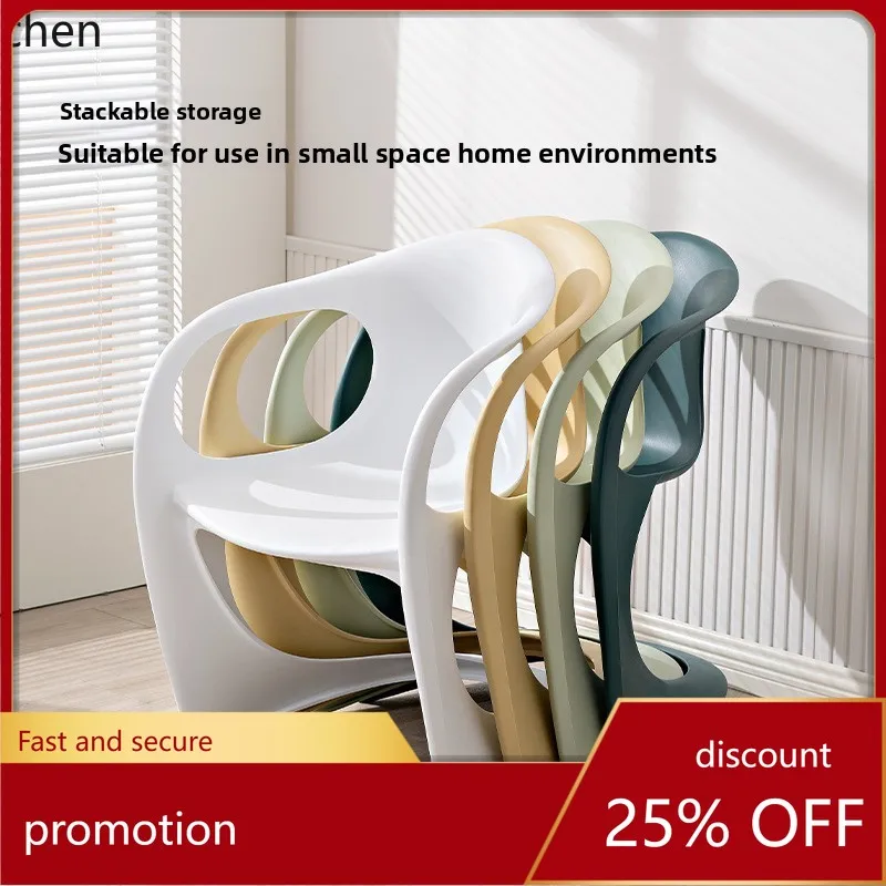 

HXL Simple Negotiation Dining Chair, Resting Balcony Leisure Armchair with Backrest