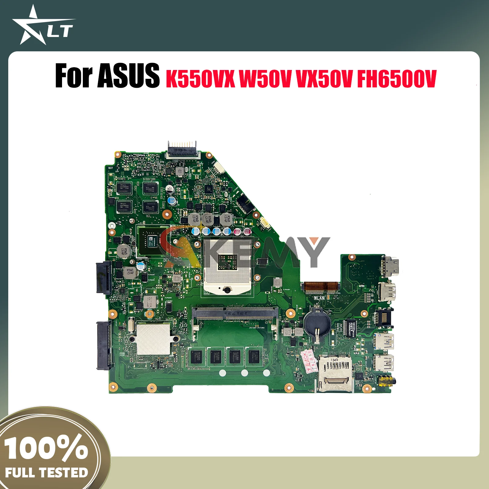 

X550VC Материнская плата для ноутбука ASUS VivoBook FH6500V X550VXK FH5900 X550VX W50V VX50V K550VX X550V Материнская плата для ноутбука 100% тестирование