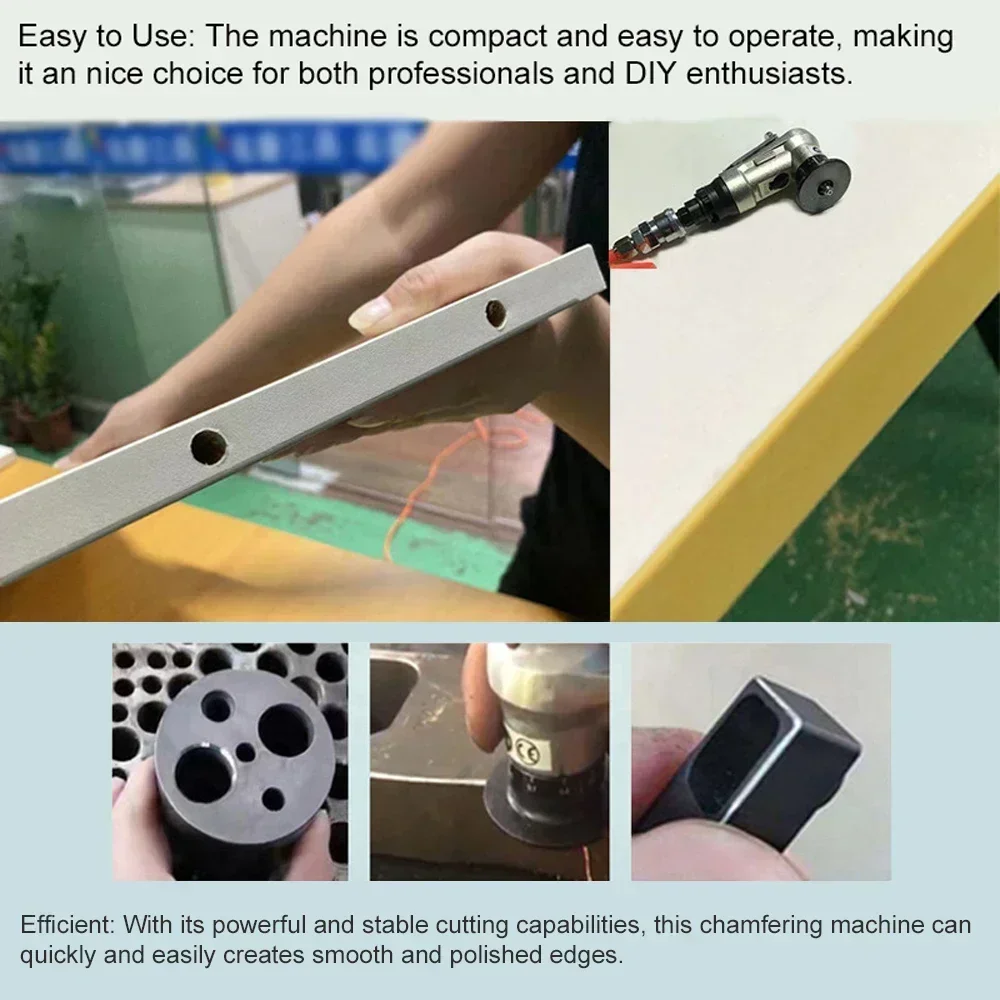 Carpenter trimming arc edge Manual Pneumatic Chamfering Machine Arc Air Beveling Linear Chamfering Tools 45° Metal Trimming