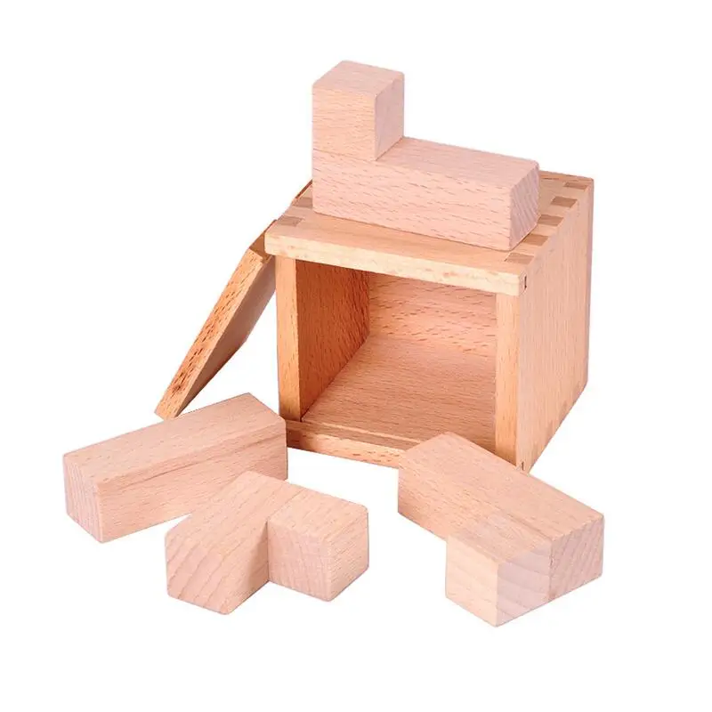 

Desk Novalty BOX Cubes Puzzle Test Mind Game Brain Teaser Puzzles for Adults and Kids