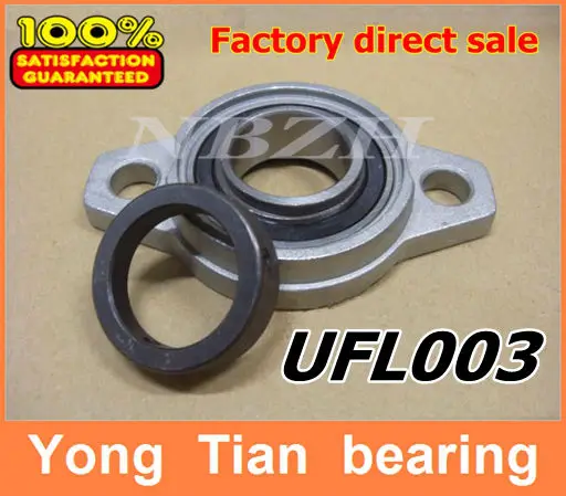 

NBZH bearingUFL003 (17mm)Zinc Alloy Metal Pillow Block Bearing (Flange) FL003