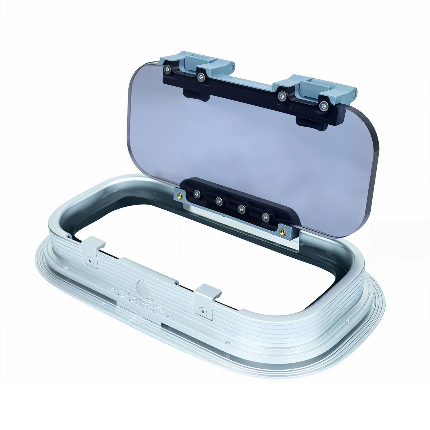 Marine Hatch Porthole Window Aluminum Opening Portlight Waterproof, Sealed, and Wave-Resistant, for Boat Yacht & RV Skylight
