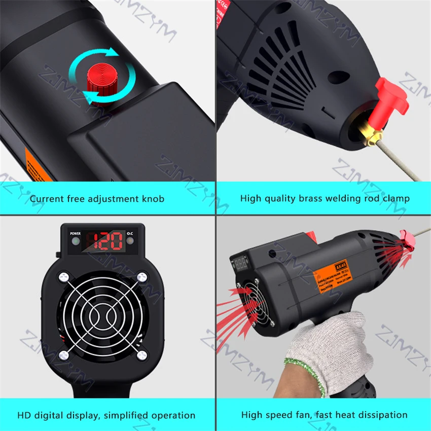 ARC250 Handheld Welding Machine Portable Arc Welder Electric Welder Automatic Digital Intelligent Welder Arc Welding Machine