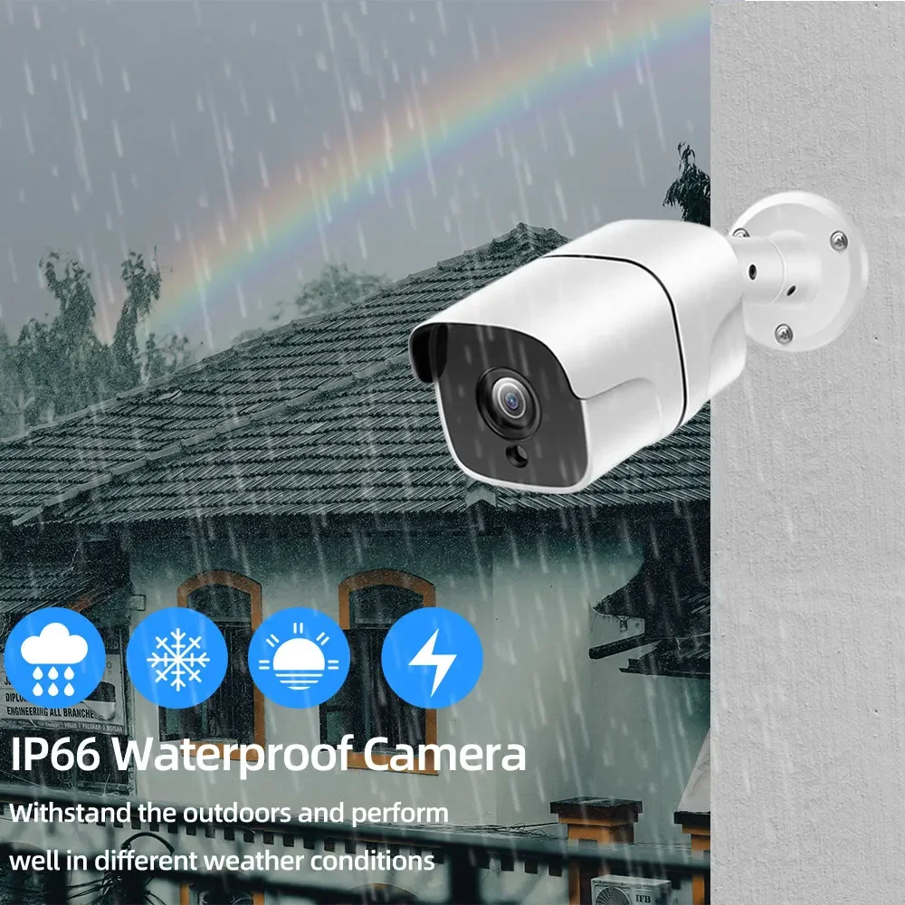 8MP Color Night Vision Surveillance System 8CH H.265+ P2P DVR Outdoor Waterproof Home CCTV 4K Video Camera Security System Kit