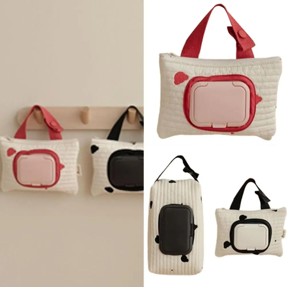 Cartoon Car Mounted Tissue Box Portable Modern Simplicity Wet Wipes Case Multifunctional Removable Hanging Storage Box
