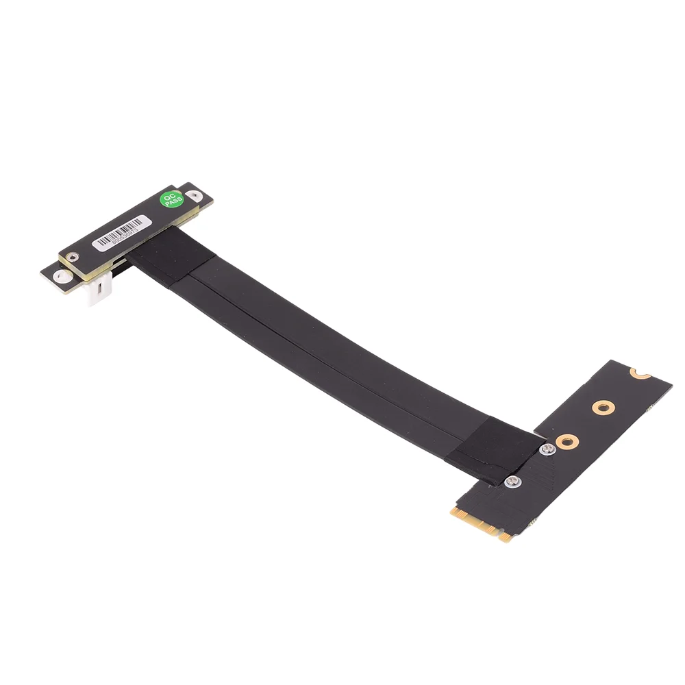 M.2 NGFF NVMe SSD a PCIe 3.0 X4 Riser Adattatore Cavo di prolunga Turn Angled GPU PCI-E 4X M2 M-Key per scheda video PC personalizzata