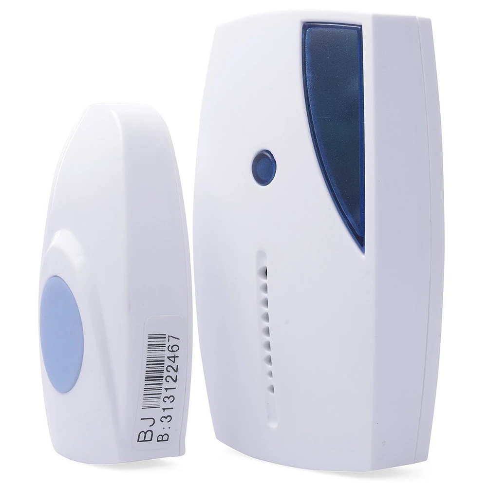 

Wireless Doorbell Kit 36 Chime Tones LED Rhythm Remote Control Operated Visitor Alert Home
