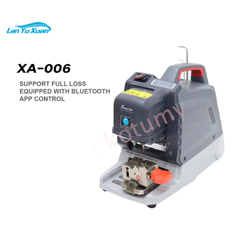 เครื่องตัดกุญแจระบบ CNC อัจฉริยะแบบพกพา XA-006 12V ฟังก์ชั่นบลูทูธทำงานบน iOS และแอนดรอยด์