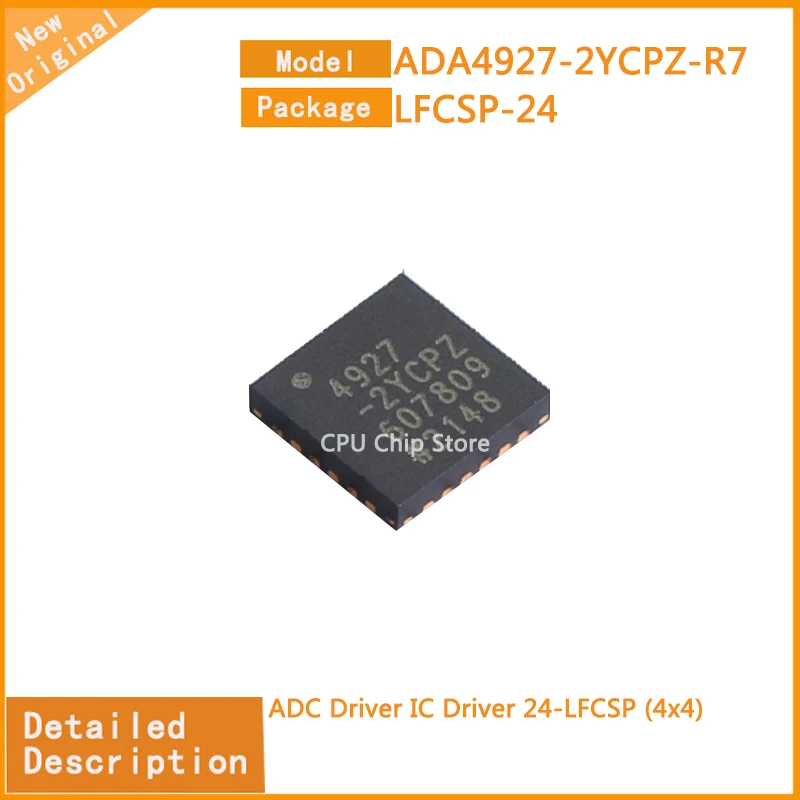 1~5PCS  New Original  ADA4927-2YCPZ-R7  ADA4927-2YCPZ  ADC Driver IC Driver 24-LFCSP (4x4)