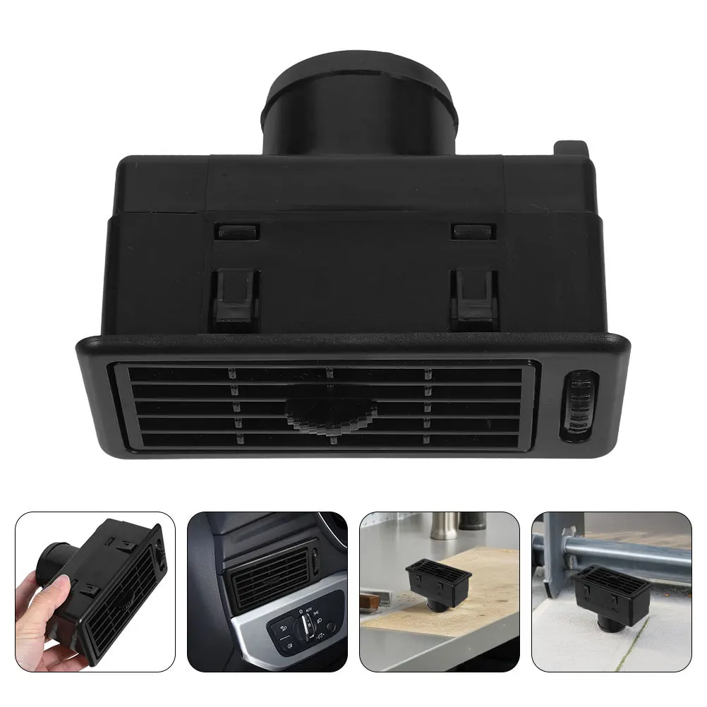 Saída de ventilação de ar do painel, 2 peças para carros, rvs, caminhões, ventilação de alta eficiência, descongelamento rápido, durável, redondo, ar automotivo