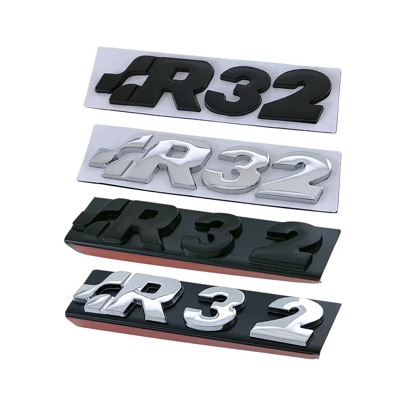 

ABS Car Front Grille Emblem Rear Trunk Badge Sticker for Volkswagen GTI Polo Golf Lavida Santana Touran Passat B5 SR32