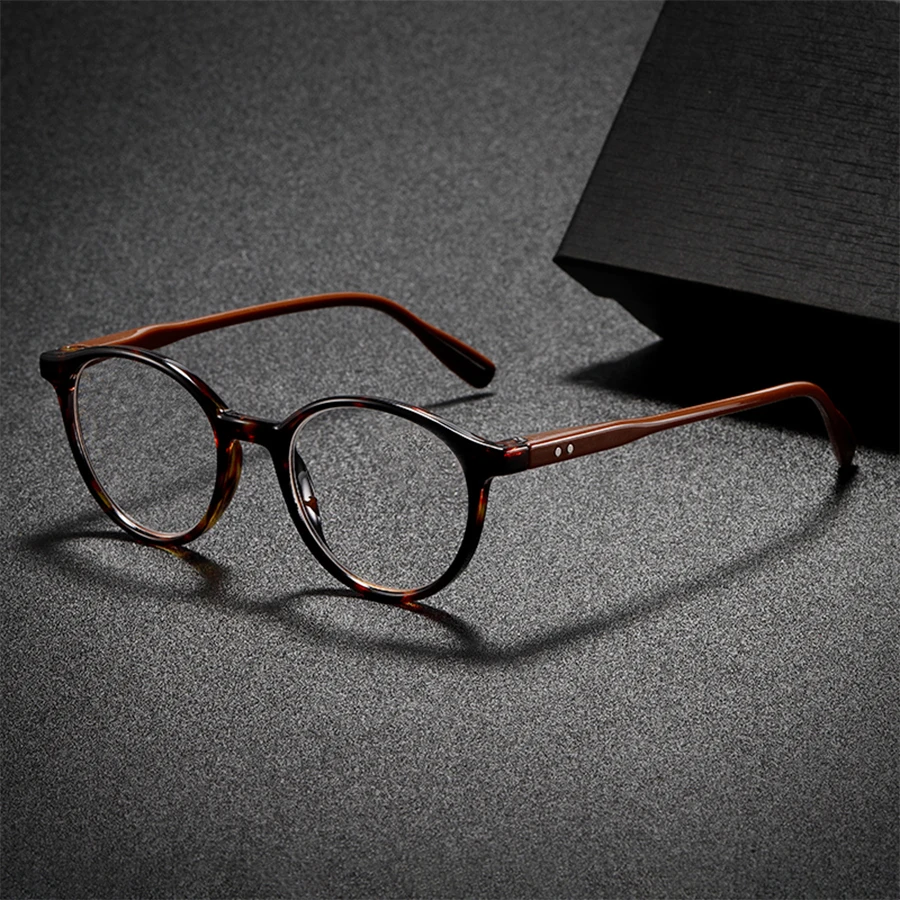 Latest Round Vintage Small Frame Reading Glasses for Men and Women, Suitable for Daily Wear and Commuting, Suitable for All Seasons