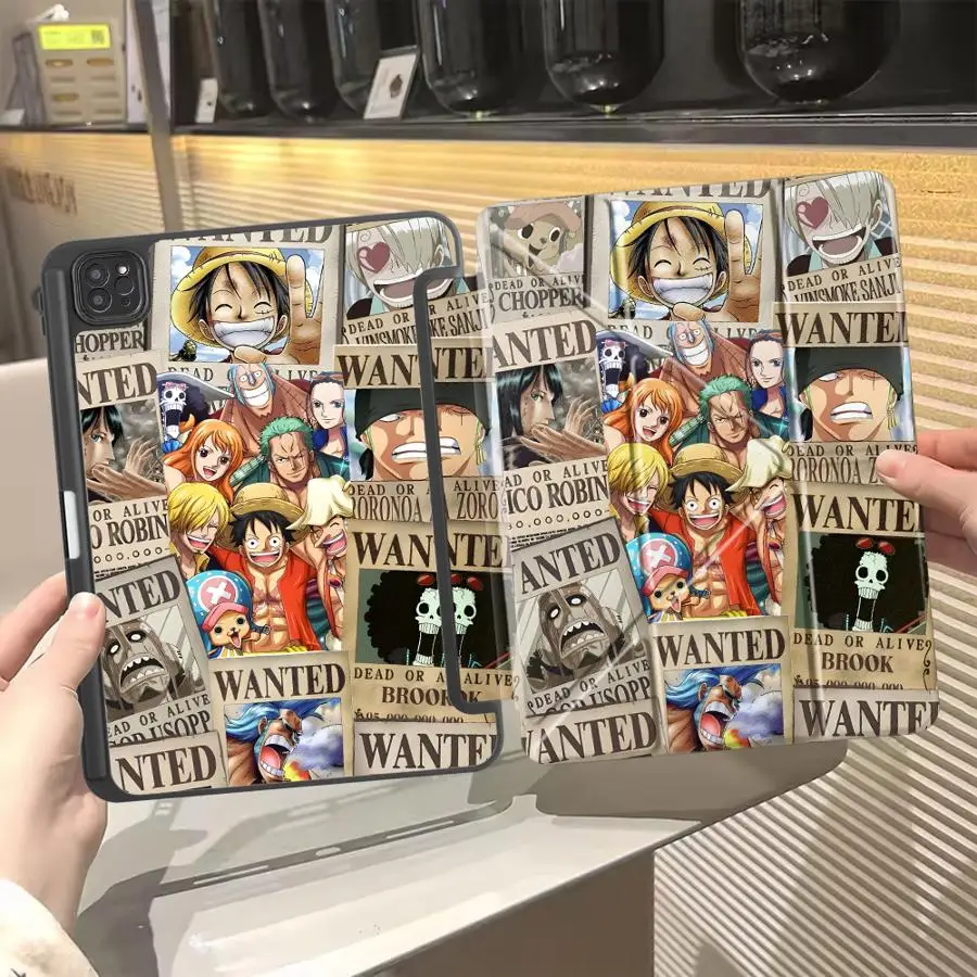 

Holder Cover Tablet Case For iPad Mini 7 6 Air 2025 4 5 M3 Pro 10th 7th 11th 9th 8th Air M2 1 2 M4 Ones P-Piece Luffy