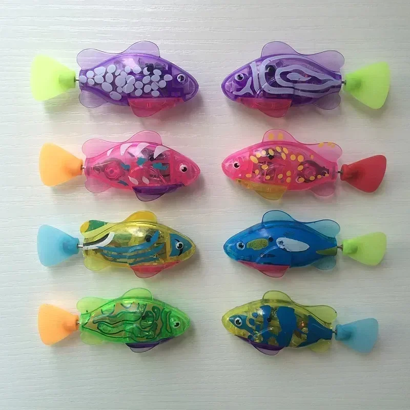 Cat Toy LED Interactive Swimming Robot Fish Toy for Cat Glowing Electric Fish Toy to Stimulate Pet's Hunter Instincts Pet Toys image 4