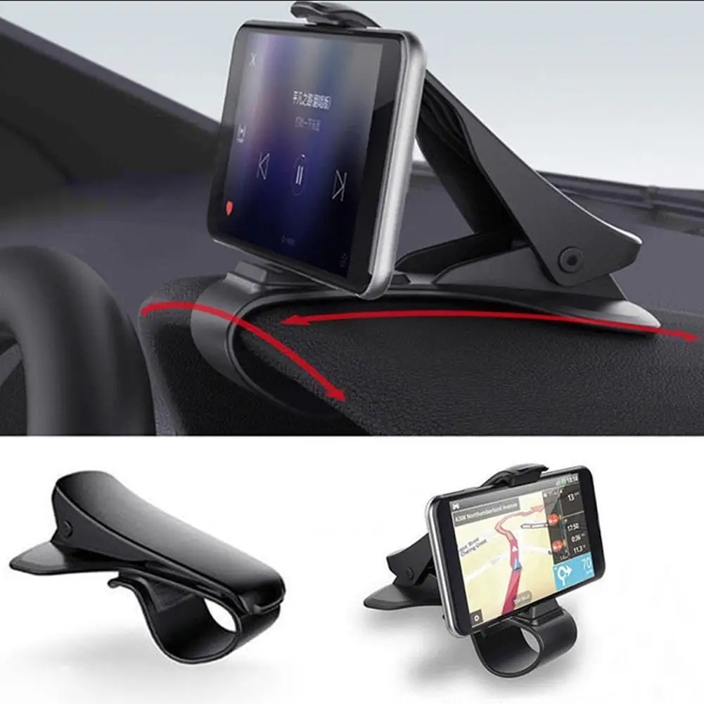 Universal Dashboard Panel Car Phone Holder Clip GPS Mount Stand Display Phone Accessories Support For Iphone 12 Pro Max