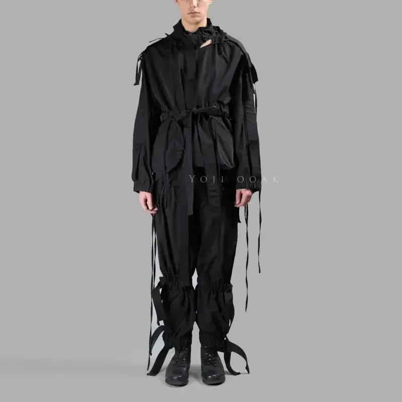 

YOJI OOAK BOMBER CRAIG GREEN Air Force Pilot Fringe Jacket Parachute jacket men's wear