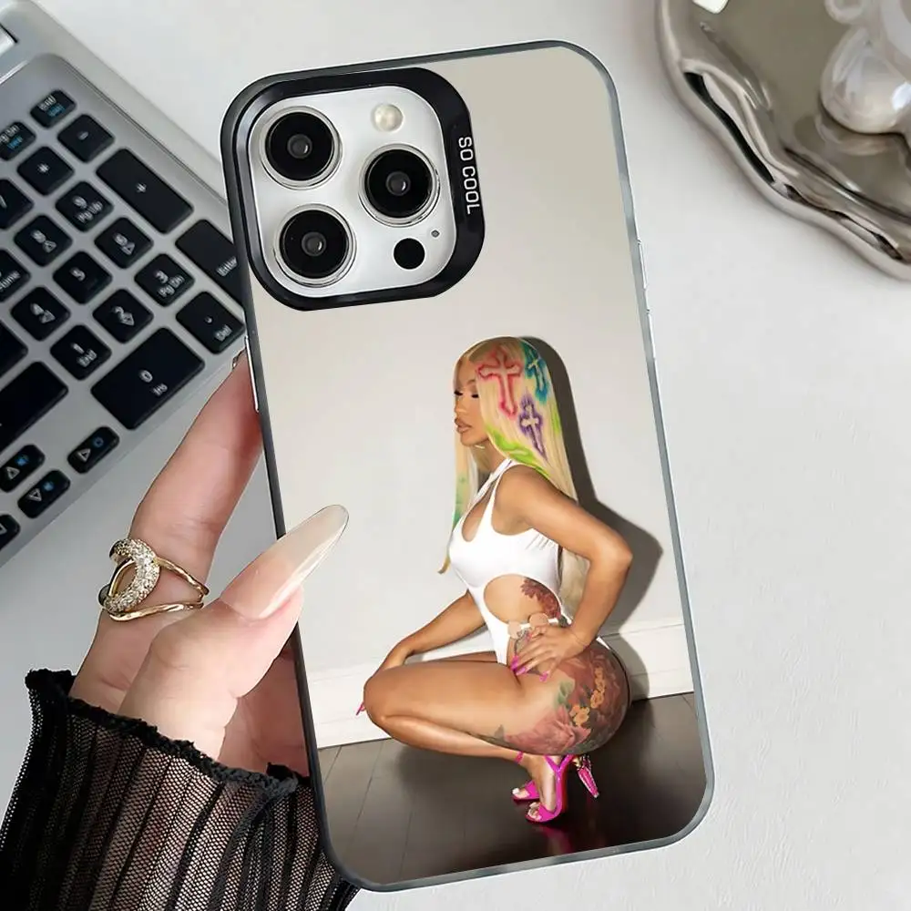 حافظة هاتف C-Cardi B Am I The D-Drama لهاتف iPhone 17,16,15,14,13,12,11,Pro,Max,Plus,E,Air,Mini Black Tpu #3