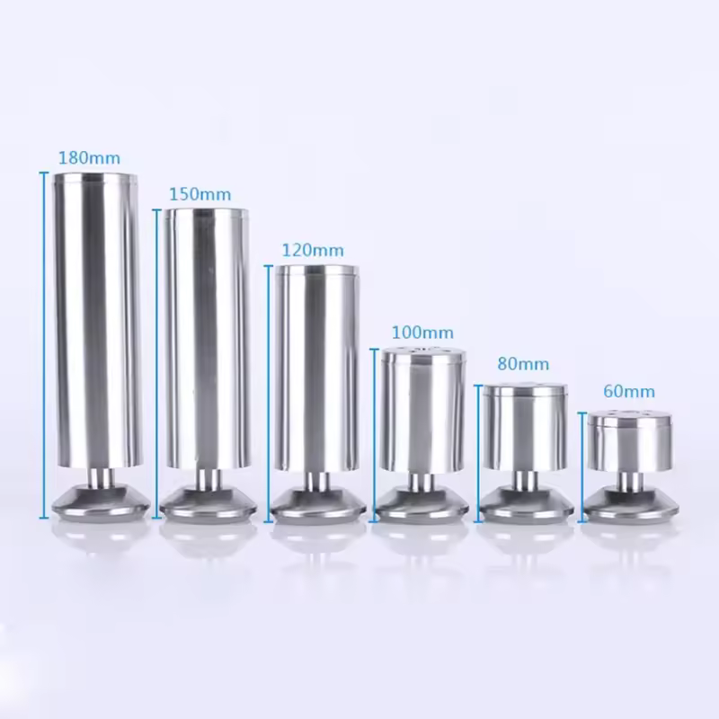 4Pcs Adjustable Stainless Steel Furniture Legs Replacement for Sofa Chair Table Desk 6-18cm - Image 3