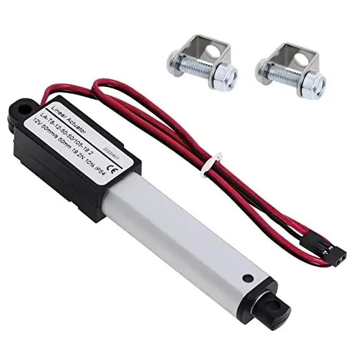 High quality 6V 12V 24V DC Micro linear actuator DC motor 30/50/75mm 100mm 150mm stroke customized 180N force free shipping