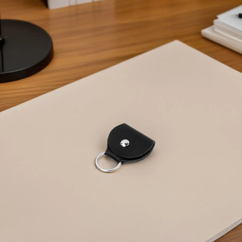 

8Pcs PU Guitar Pick Holder Case Keychain Bag Compact Travel Storage Organizer for Musicians Guitar Pick Case Holder