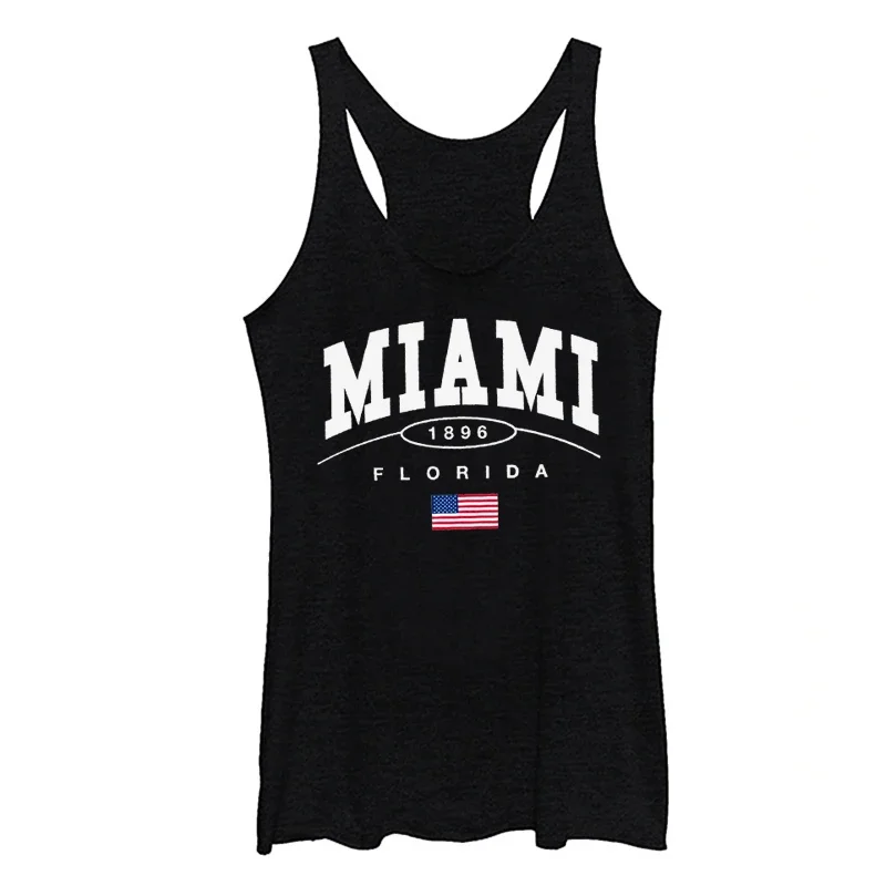 Miami Tank Top for Women Miami Florida Women Clothes Miami Gifts 2024 Summer Fashion Clothing Gothic