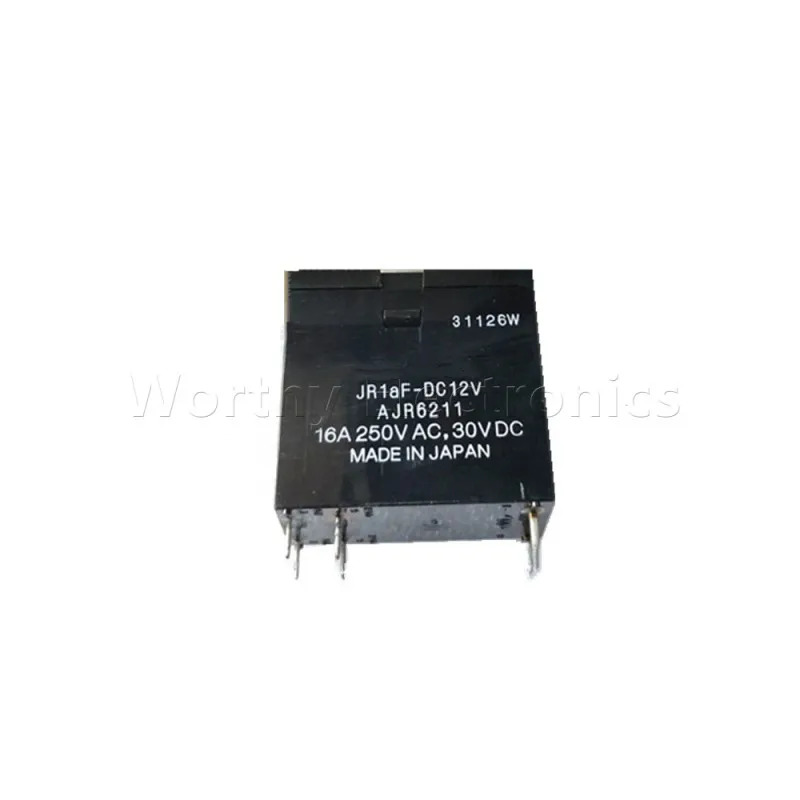 

Free shiping 10pcs/lot Electrical Components Power Relay 12/24V 16A DIP 6Pin JR1aF-DC12/24V