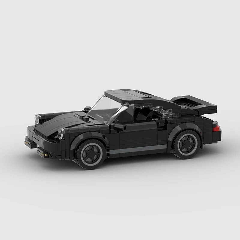 MOC Brick Technical Car Racer Building Block Sports Black Supercar Vehicle Technique Kids Toys Boy Christmas Gift