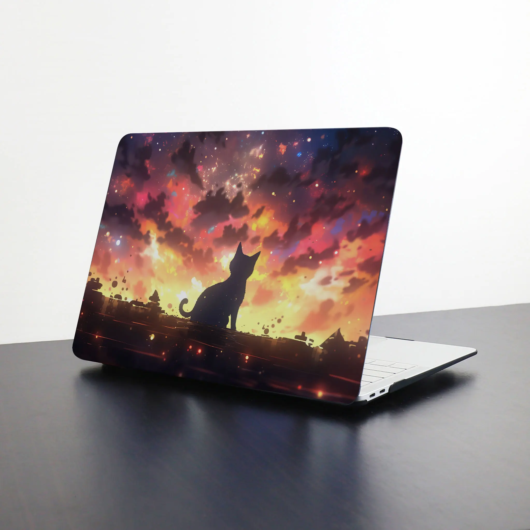 

Laptop Case for Pro 14 16 M4 Air 15.3 Case for Air 13.6 2022 Pro 13 A2338 Case for Pro 16 13 Case with Cat animal pattern