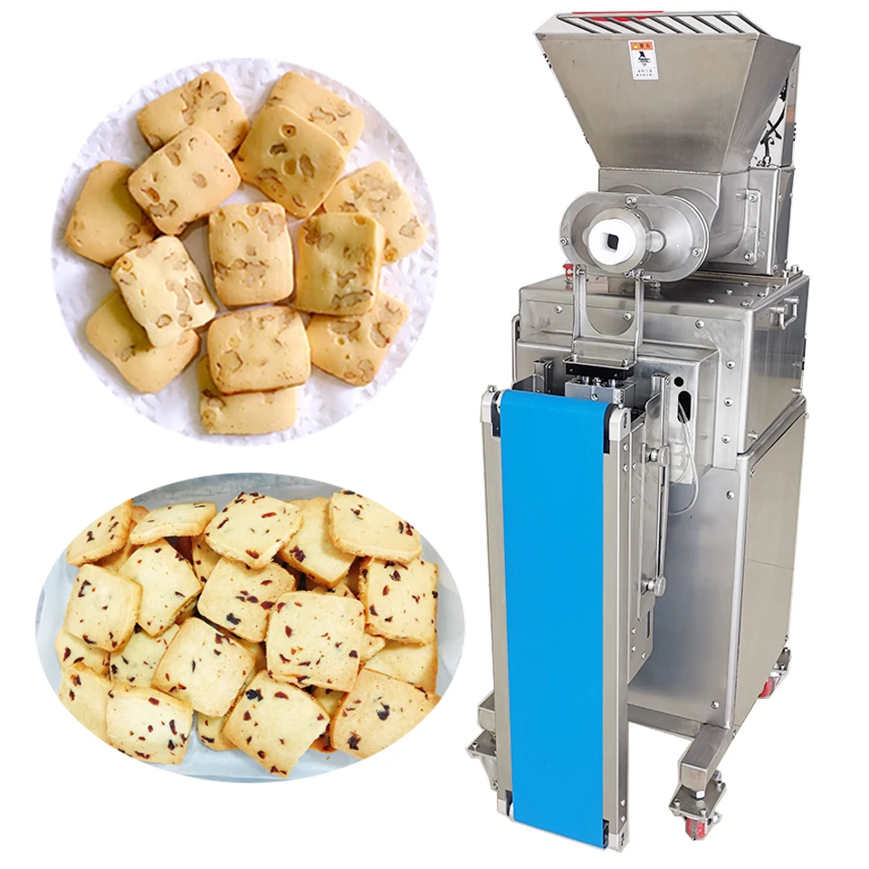 2023 OEM ODM Production Line Processing Fabrication De Mini Frozen Biscuits And Cookie Forming Extruder Biscuit Making Machine