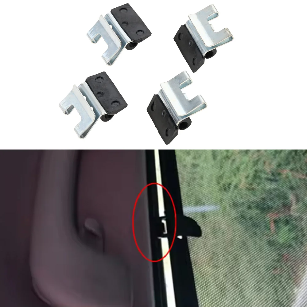 4 Piezas 964000020R Clip para Parasol Trasero de Coche para Renault Grand Scenic III y Scenic III 2009 Número de Pieza de Repuesto 96 40 000 20R