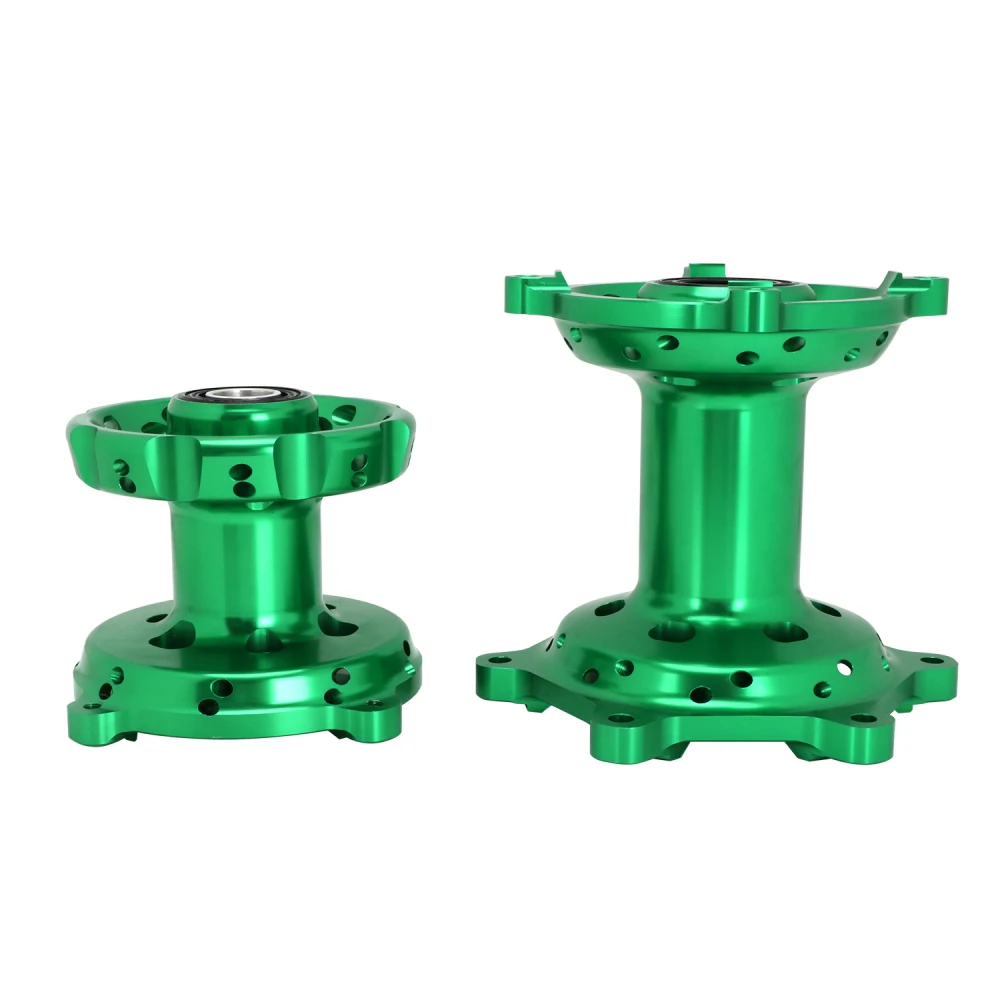 CNC Front Rear Wheel Hubs Set For KAWASAKI KX250 2006-2008 2019 2020 KX250F KX450F 2006-2018 KX 250 250F 450F Aluminum 36 holes