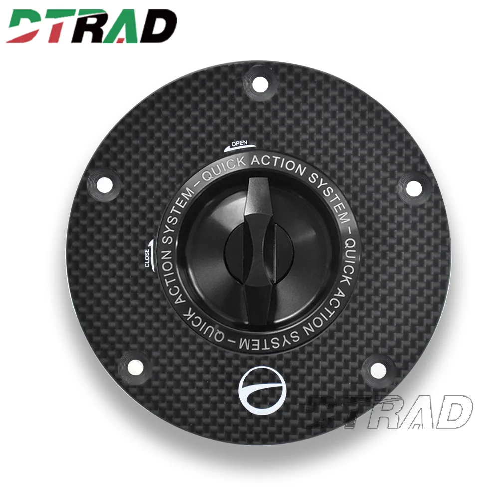 Carbon Fiber With Key Lock Fuel Tank Cap Fast Gas Gas oline Cover For DUCATI DESERT X 2022-2025 XDIAVEL/S 2016-2025 Accessories