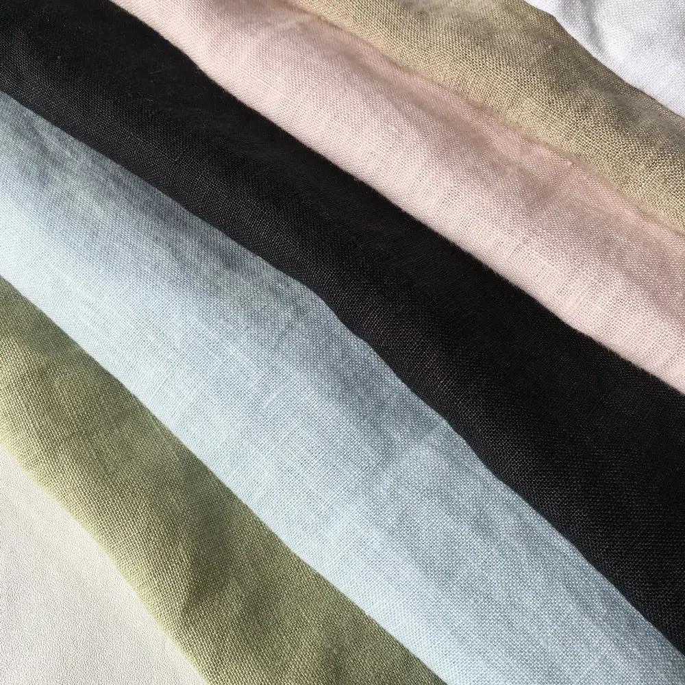 100% French Linen Fabric 280cm Width Use for Breathable Garment Bedding Sets Tablecloth Napkins Table Runner Curtains Clothing