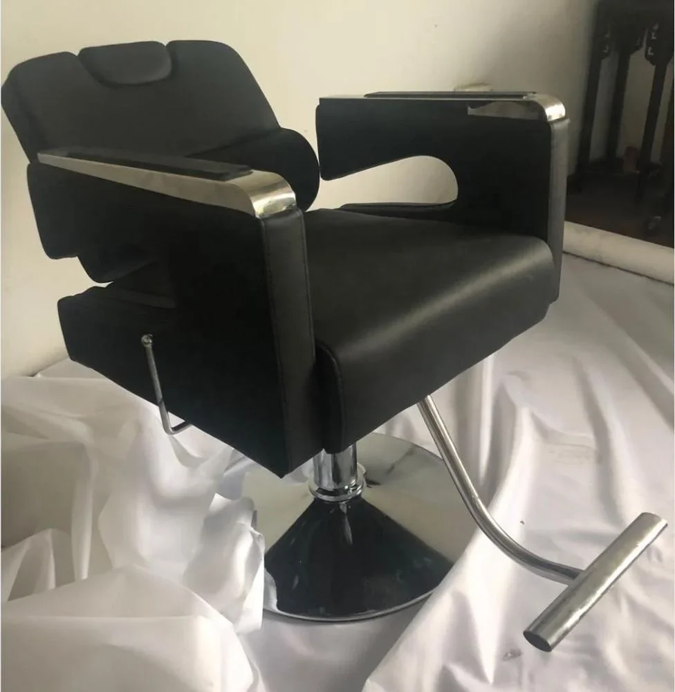 

2020 Latest Unique Style Moulded Sponge Orange Styling Chair Barber Chair Salon Chair 5 Years Warranty